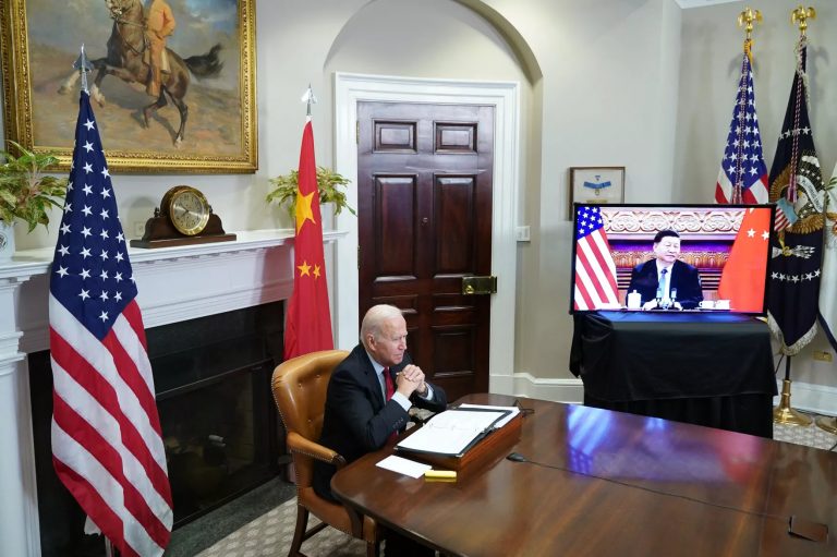 Biden and Xi met in a virtual summit