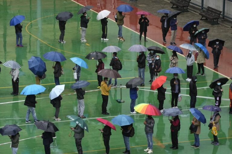 Hong Kong orders mandatory COVID-19 tests for all residents