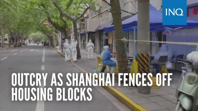 Panic buying triggered as Shanghai residents are fenced behind for quarantine