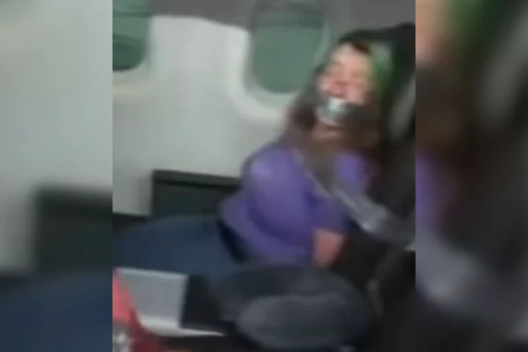 Woman duct-taped aboard flight faces record $82K fine