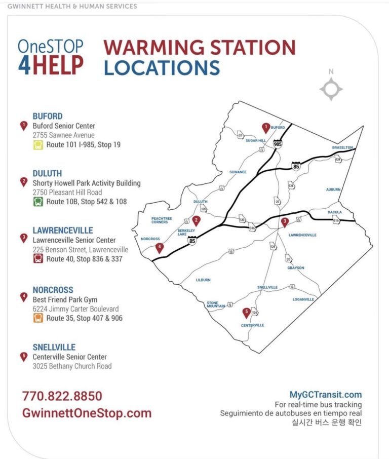 Where is Warming shelters?