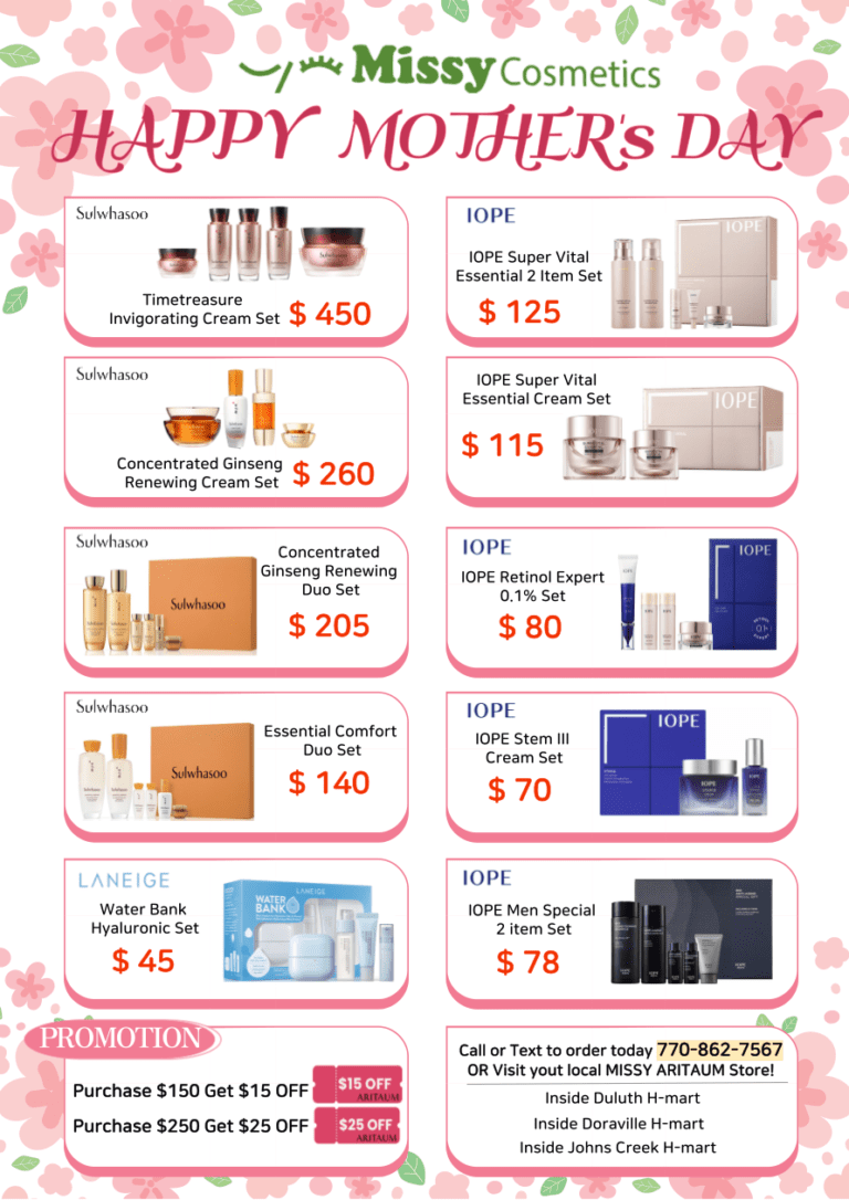 Special sale for Mothers’ month at Missy Cosmetics